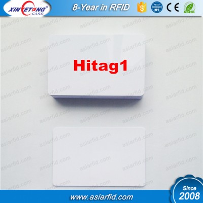 Printable plastic blank card Hitag1 2048bits
