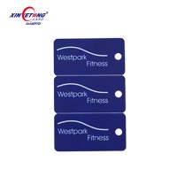 Plastic PVC Key Tag Business Combo Cards 3 in 1 