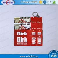 Customized card printed standard plus 2 key tag china manufacturer