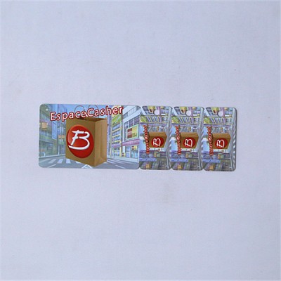 Plastic C+1/+2/+3 Costom Cards/ Key Tags, 2 in 1 contected card