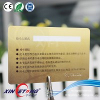 Embossing number printing Signature Panel Printing plastic card