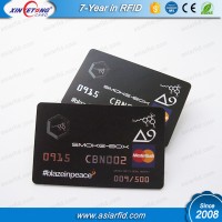 Embossing number printing Signature Panel Printing plastic card