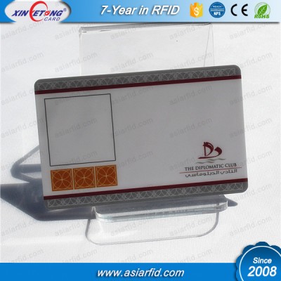 ISO14443 125Khz TK4100 Custom plastic printable rfid card with magnetic strip