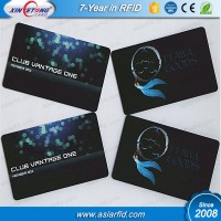 ISO14443 125Khz TK4100 Custom plastic printable rfid card with magnetic strip