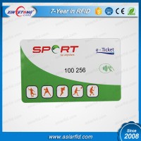 Full color set printing plastic card with TK4100 CR80 Business card size