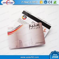 Full color set printing plastic card with TK4100 CR80 Business card size