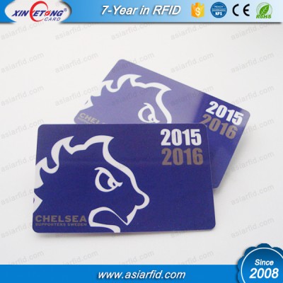 Embossing number printing Signature Panel Printing plastic RFID EM4200 card