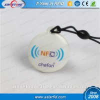 QR code 13.56Mhz Passive F08 RFID Pet Key Tag