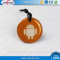 QR code 13.56Mhz Passive F08 RFID Pet Key Tag