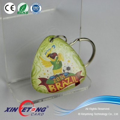 UID Printed NFC Keyfob / Laser printing Epoxy Tags / RFID Fob tags