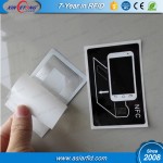 MF S50 1K RFID Labels /NFC MF S50 1k sticker/ RFID sticker 85.5*54mm size labels