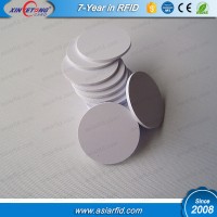 Smallest size Circle Dia 20mm NFC sticker/ 20mm anti-metal NFC labels /20mm with 3M Adhesive