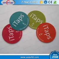Smallest size Circle Dia 20mm NFC sticker/ 20mm anti-metal NFC labels /20mm with 3M Adhesive