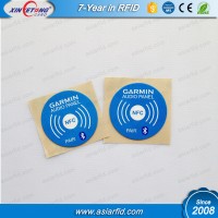 25mm RFID sticker /22mm aluminum antenna NFC Labels / hard PVC Tag