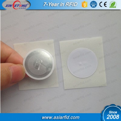 25mm RFID sticker /22mm aluminum antenna NFC Labels / hard PVC Tag