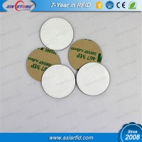 18mm minimum size PVC tag,/18mm hard coin tag /18mm NFC anti metal tag