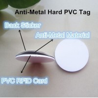 18mm minimum size PVC tag,/18mm hard coin tag /18mm NFC anti metal tag