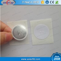 RFID Sticker/ Dia 20mm Sticker /HF RFID Metal tag with adhesive