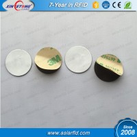 RFID Sticker/ Dia 20mm Sticker /HF RFID Metal tag with adhesive