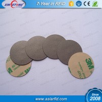 25mm mini side Aluminium RFID tag with chip Ntag215