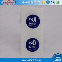 Ntag215 adhesive pvc label, NFC Label Smart Tags PVC for Ntag215