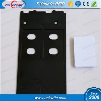 CR80 Printable Inkjet PVC ID card printing tray for Epson printers R330, T50, l800