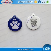 QR Printing NFC Tag Customized QR Epoxy Tag Use on Outside Tag