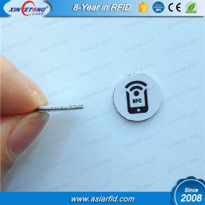 13MM Printable NFC Coin Tags RFID NATG213 PVC Tag