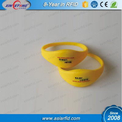 RFID Wristband Silicone MF  S50 Classic 1K Printed Silicone Wrist Bands