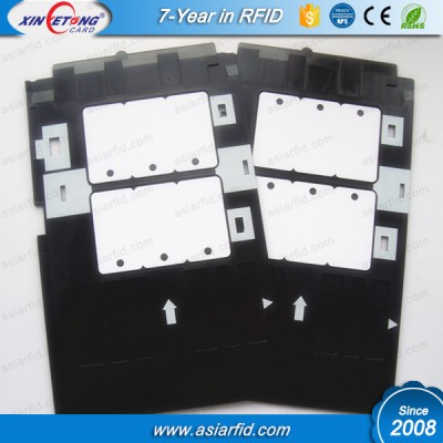 Both sides printable inkjet PVC ID card tray for Epson printers R220, R230, R300, China Manufacturer Both sides printable inkjet PVC ID card tray for Epson printers R220, R230, R300, China Manufacturer
