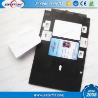 Both sides printable inkjet PVC ID card tray for Epson printers R220, R230, R300, China Manufacturer