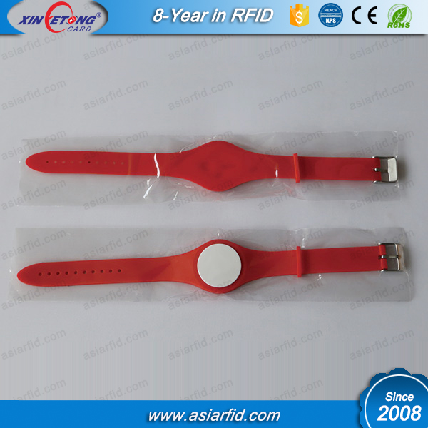 Cheap Silicone Wristband Ultralight 64Bytes RFID Wristband for Adidas