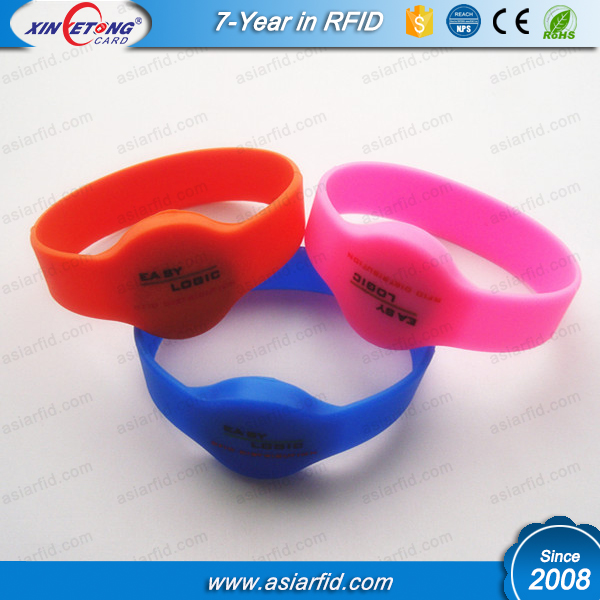 Cheap price ISO/IEC 18000-6C RFID recycled Silicone Wristband